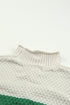 Oversized Chunky Batwing Long Sleeve Turtleneck Sweater